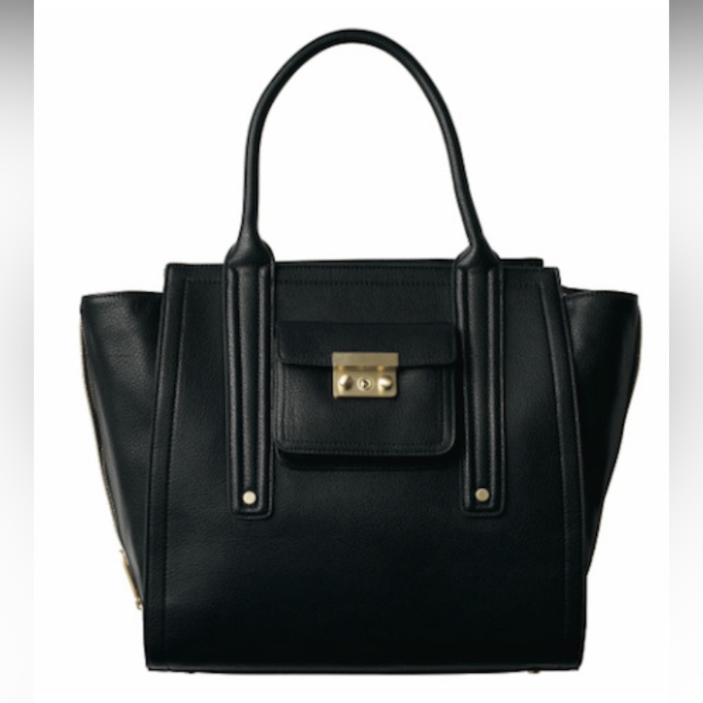 3.1 Phillip Lim x Target collab LARGE Black Tote with BRASS Hardware